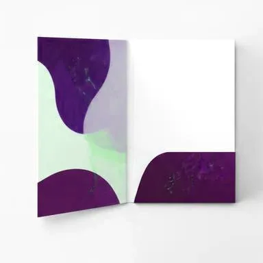 Dokumentmapp med tryck