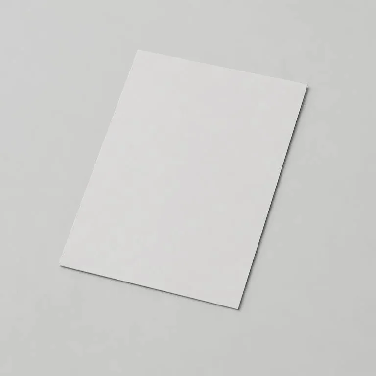 Reklamblad på tjockt papper