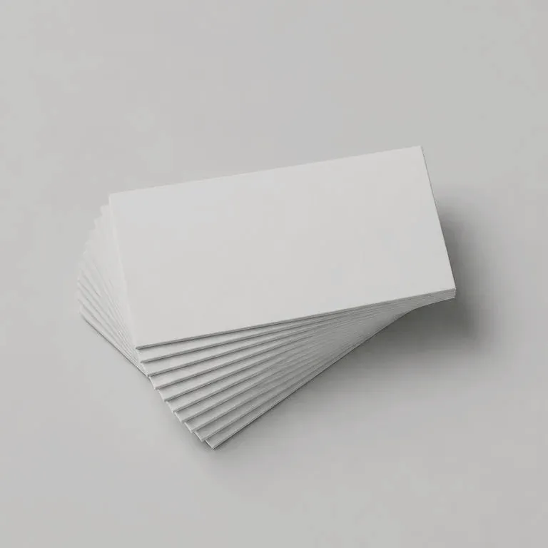 Visitkort återvunnet papper