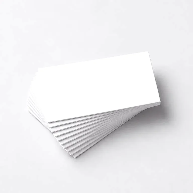 Visitkort blank lamination